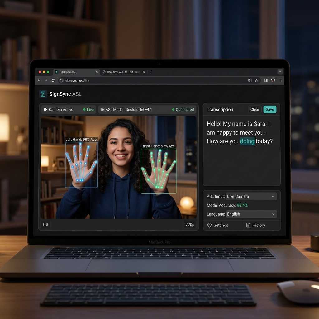 Real-Time ASL Sign Language to Text Conversion